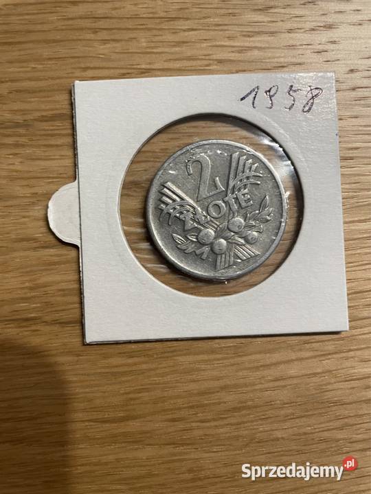 Moneta 2 zl jagoda 1858 sprzedam