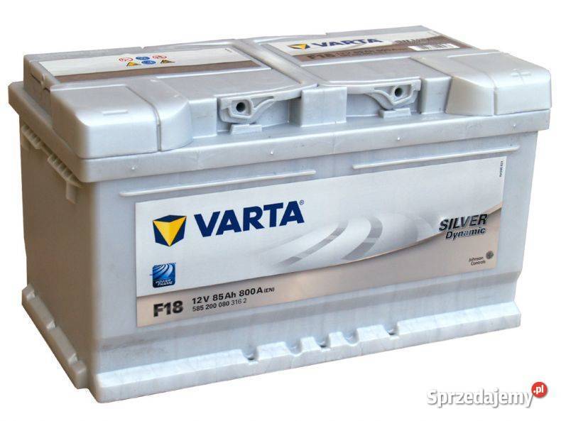 Akumulator VARTA Silver Dynamic F18 85Ah 800A EN osobowe Białystok sprzedam