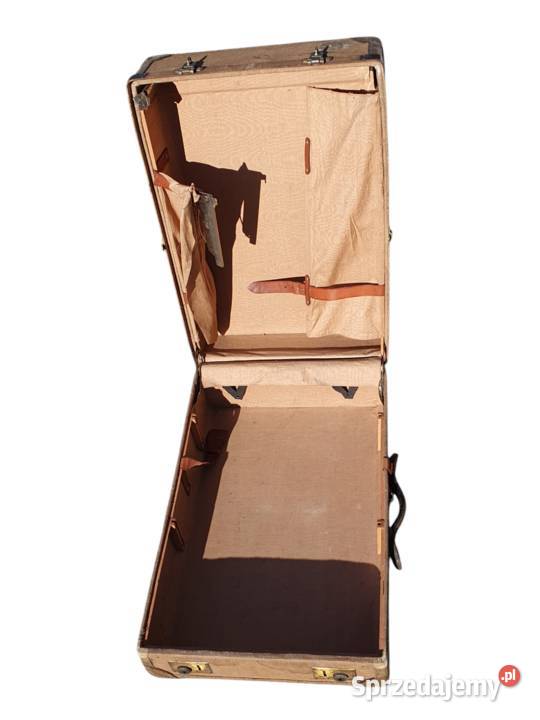 Stara przedwojenna walizka bagażowa Hofmann śląskie Cieszyn