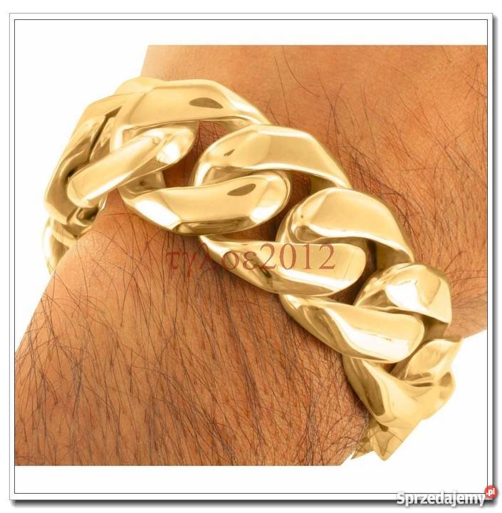 Złota bransoletkabransoleta męska oryginalna złote Ostrzeszów sprzedam