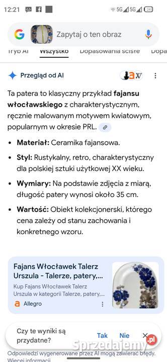 Porcelana firmy fajans Porcelana i szkło mazowieckie Warszawa