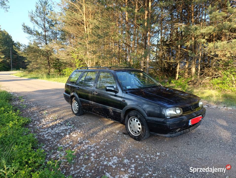 Volkswagen Golf 3 kombi 19 GTD Special czarny nieuszkodzony Ciechanowiec