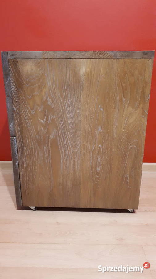 Kontenerek pod biurko drewno sosnowe kolor Rybnik