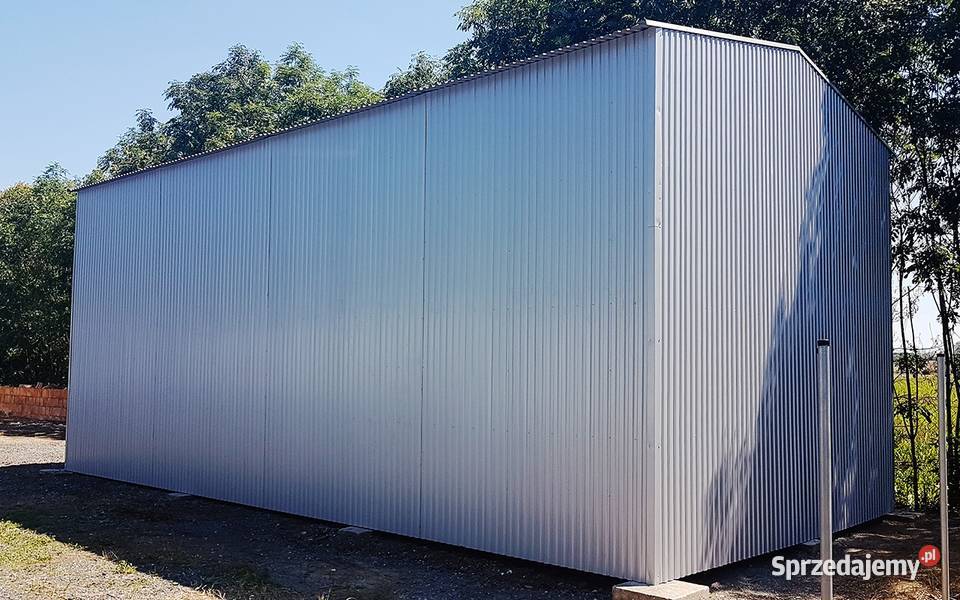 Blaszana hala 510 m brudna biel Kraków