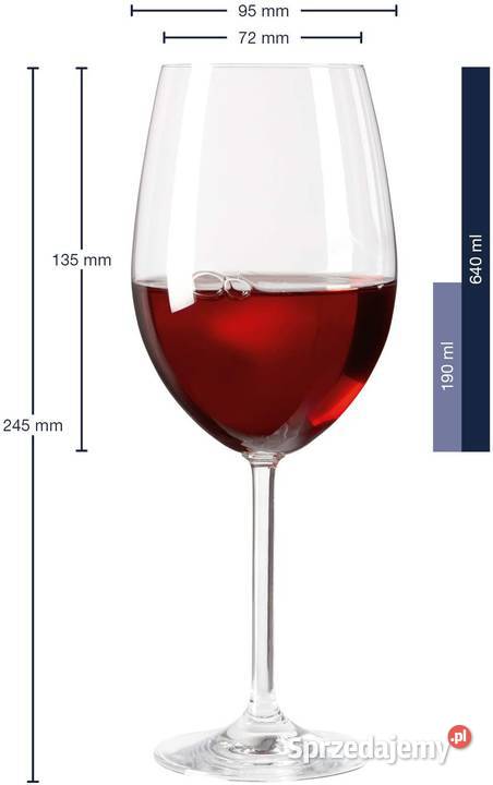 Zestaw 2 kieliszków do wina Leonardo Daily 640ml Gaszowice