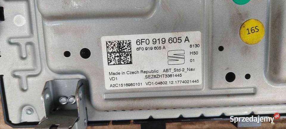 Ekran Wyświetlacz Radio Gps LCD Seat Arona Ibiza