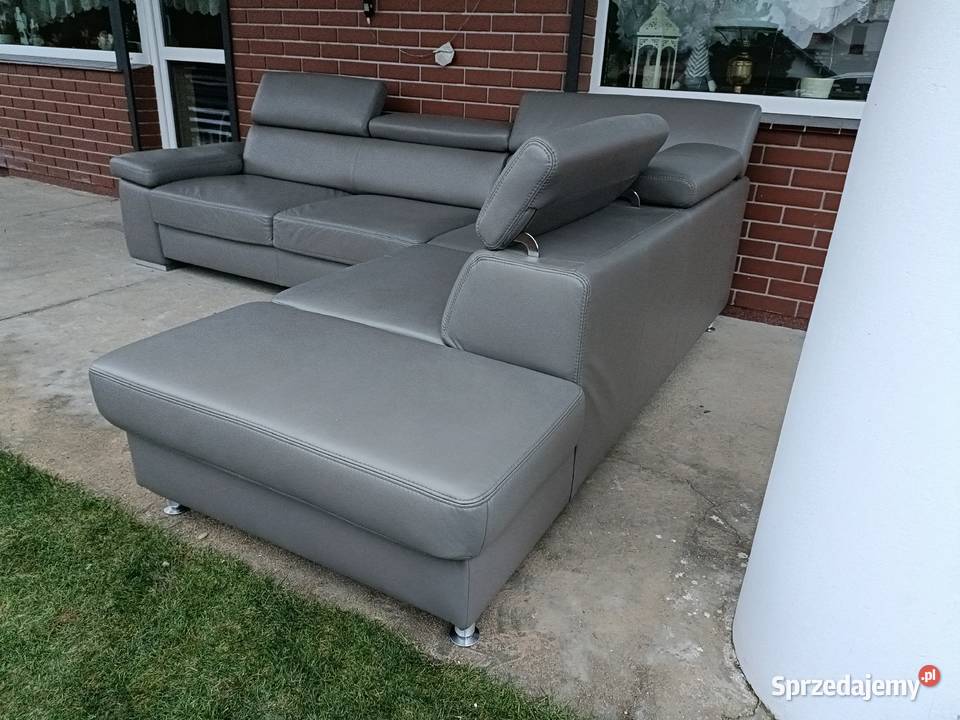 Sprzedam narożnik ze skóry Dom i Ogród Konin