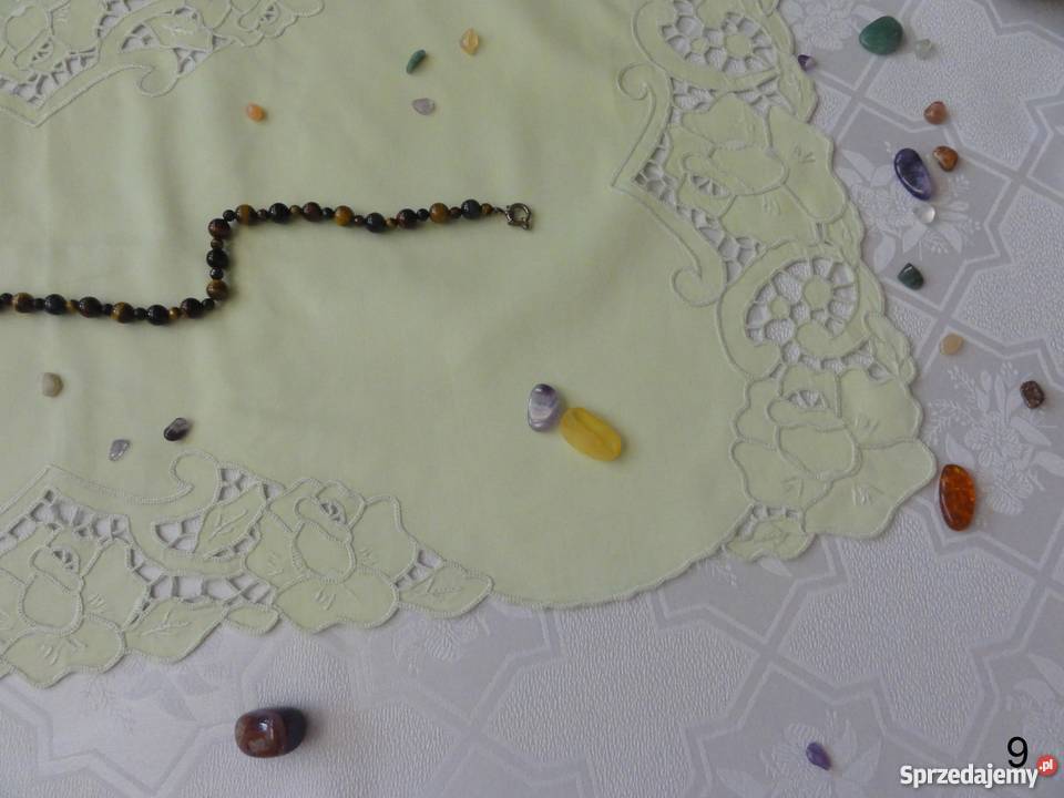 Serwetki kolorowe zielone wyszywane haf sprzedam