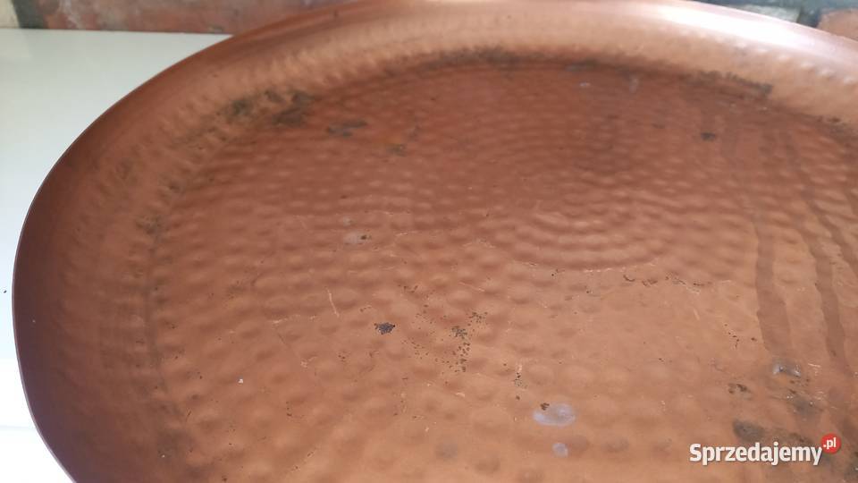 Taca metalowa miedziowana na świeczki 41 708 zachodniopomorskie Gawroniec