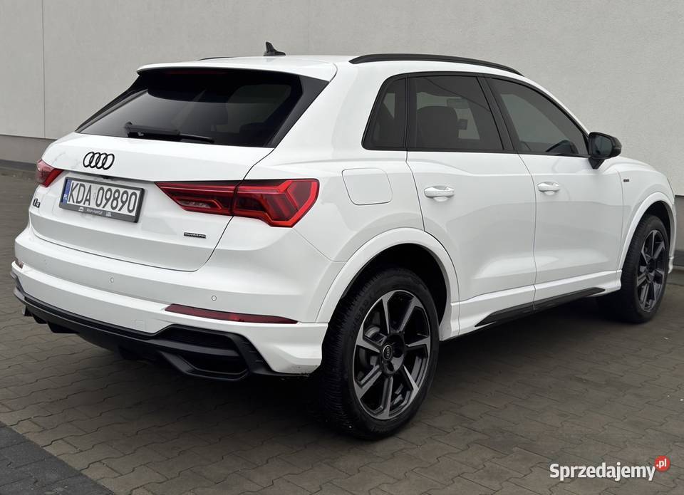 Audi Q3 2022 20tfsi Quattro SLINE Black Optic automatyczna Dąbrowa Tarnowska