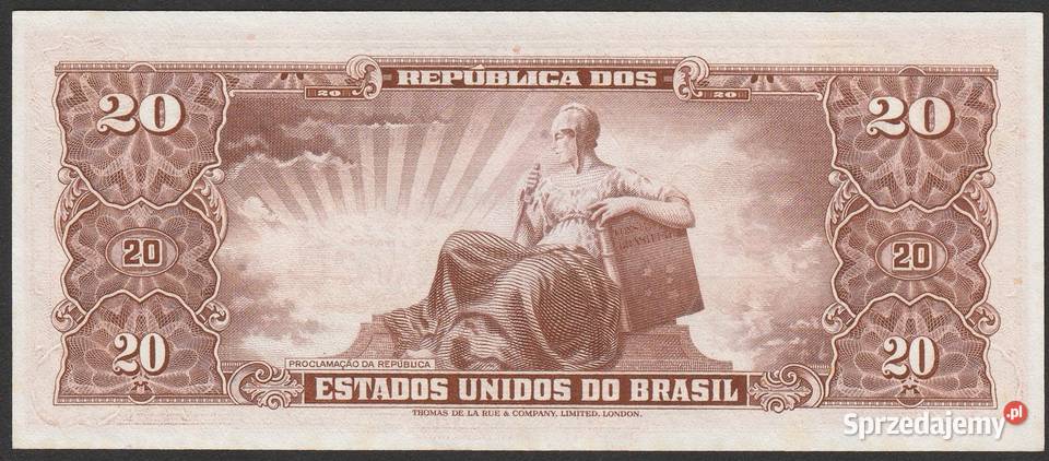 Brazylia 20 cruzeiros 1962 da Fonseca stan Łódź