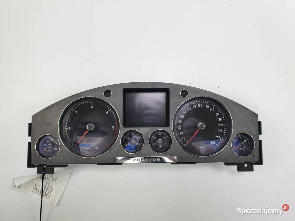 LICZNIK ZEGAR VOLKSWAGEN PHAETON 3D0920882F Pozostałe Części samochodowe kujawsko-pomorskie Lipno