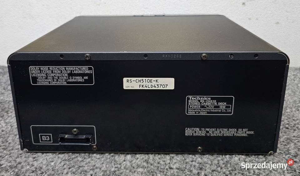 Magnetofon Deck Technics RSCH510 Kraków sprzedam