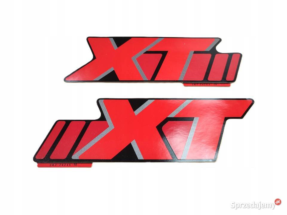 NAKLEJKA XT 2 NA BAK YAMAHA XT600 19871988