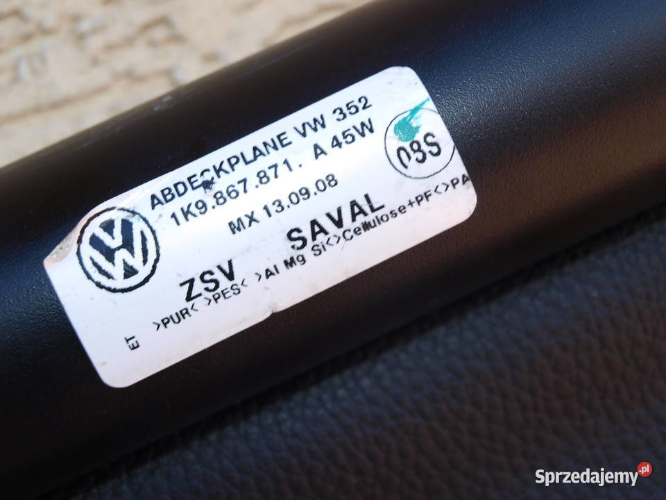 VW Golf 6 Kombi roleta bagażnika 2008 2012r Kalisz