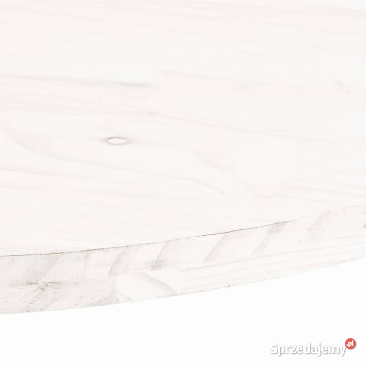 Blat stołu biały 90x45x25 lite drewno sosnowe Warszawa