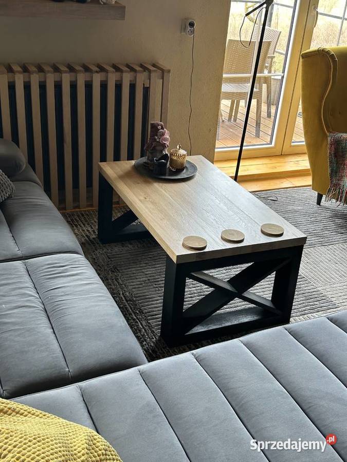 Stolik kawowy debowy loft Warszawa sprzedam