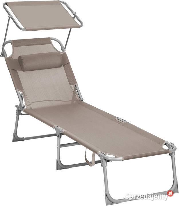 Leżak składany 193 x 53 x 29 nośność 150