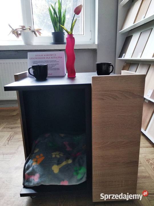 Stolik kawowy z miejscem na legowisko kotapsa Stalowa Wola