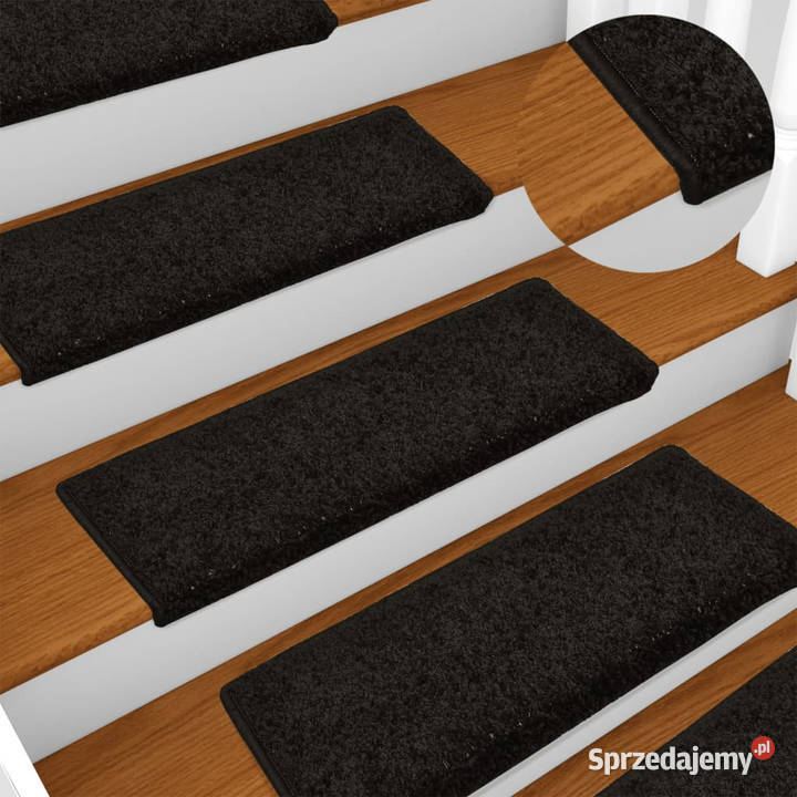 Nakładki na schody 15 65x21x4 czarne WM134576 Warszawa