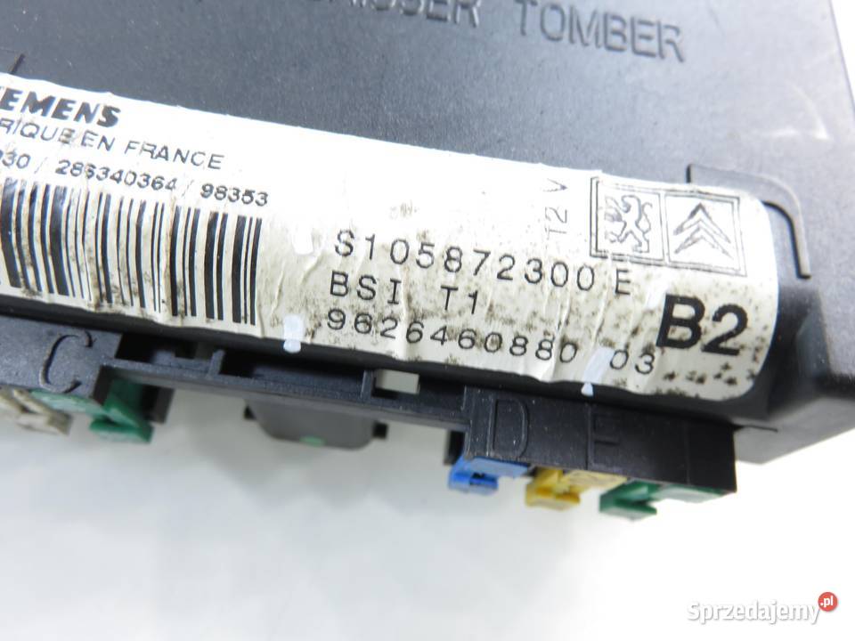 BSI PEUGEOT 206 14 i KFX TU3JP 9626460880 małopolskie