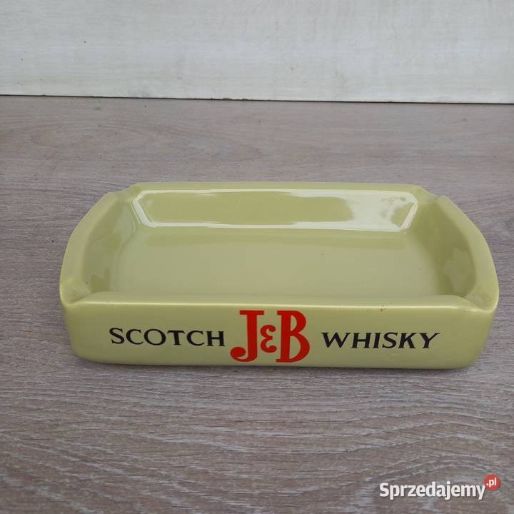 Kolekcjonerska popielniczka szkocka whisky JB