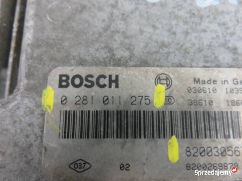 STEROWNIK RENAULT SCENIC II 19 DCI 0281011275 osobowe