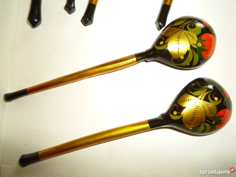 6X zestaw noży 6X zestaw łyżek dekoracyjnych