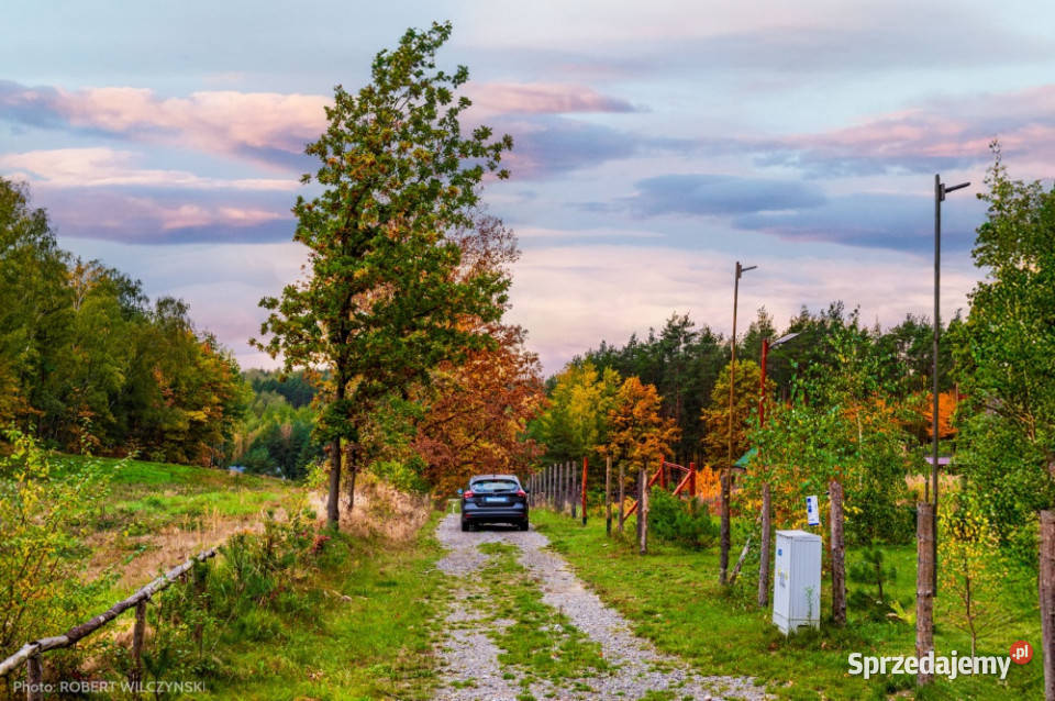 Mazowsze działka marzeń na wzgórzu las i cisza Jeziórka sprzedam