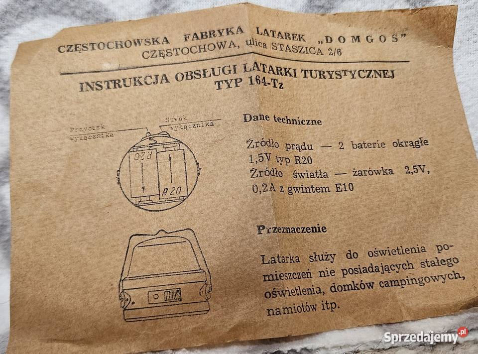 Latarki stylowe z PRLu Kraków