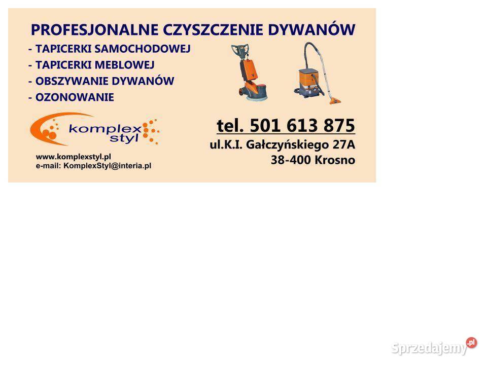 Czyszczenie dywanów tapicerki meblowej