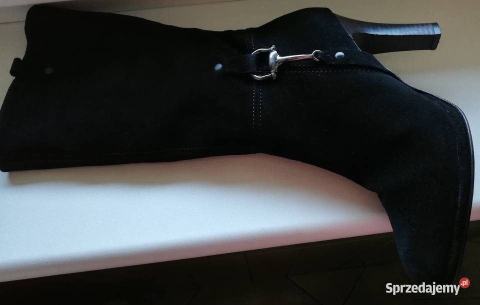 Eleganckie skórzane kozaki Jane Shilton 375 38 Kazar Zakole-Wiktorowo sprzedam