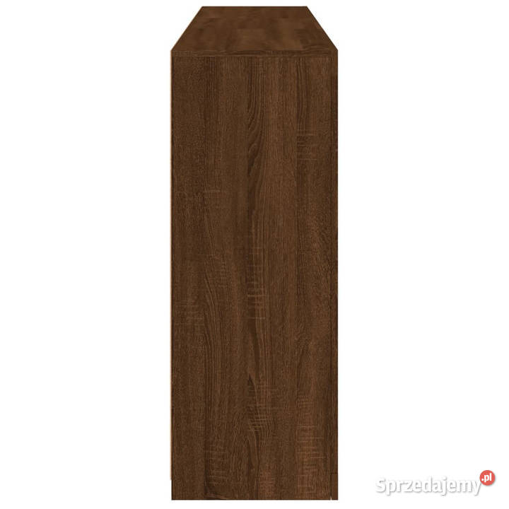 Szafka z oświetleniem LED brązowy dąb 162x37x100
