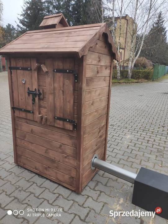 Wędzarnia ogrodowa drewniana z suszarnią do Bliżyn