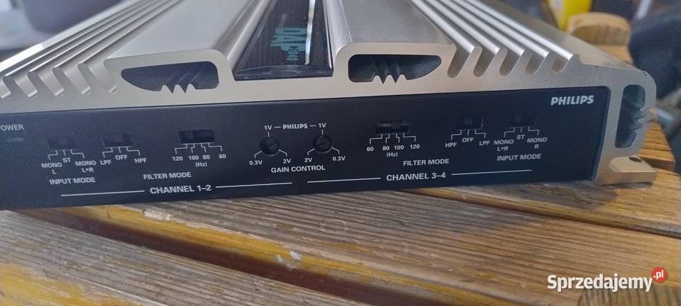 Wzmacniacz samochodowy Philips DAP 6040 4 kanały Ilość kanałów 4 Ostrowiec Świętokrzyski