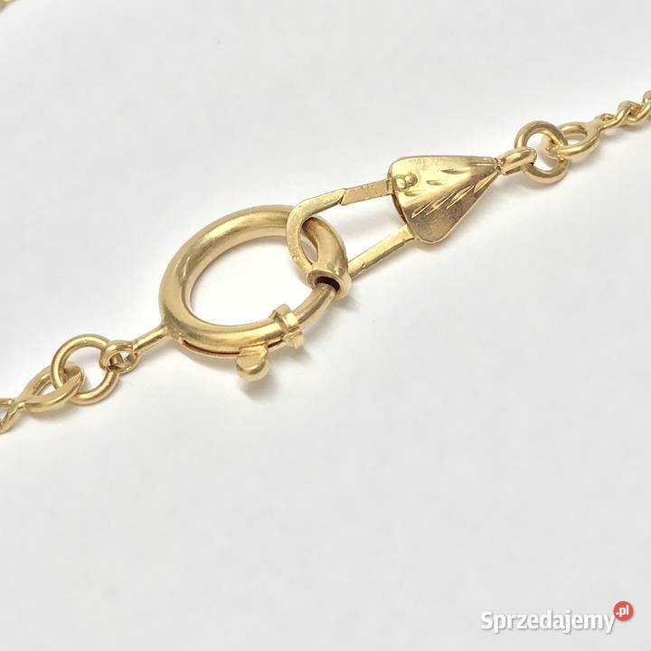 Złoty ŁAŃCUSZEK naszyjnik damski 18K PANCERKA 42 złote Warszawa