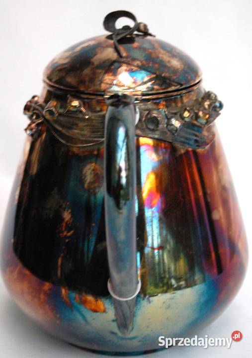 Posrebrzany dzbanek platerowany srebrem konwalie Lublin sprzedam