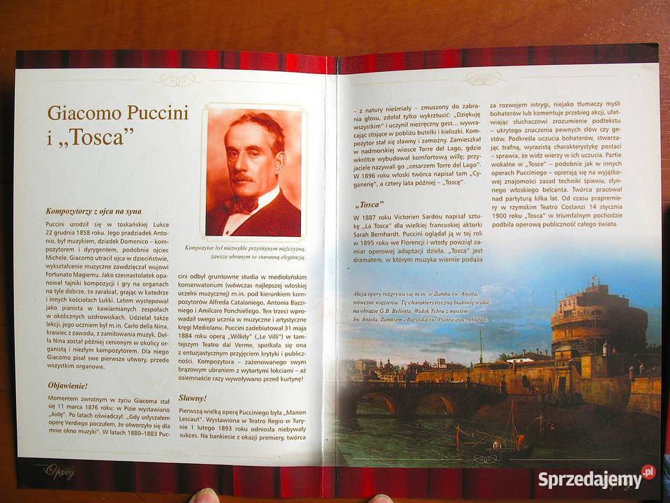 Opery Tosca Giacomo Puccini CD Siedlce sprzedam