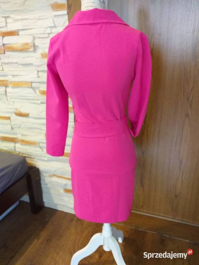 Płaszcz płaszczyk tunika różowa śląskie Katowice sprzedam