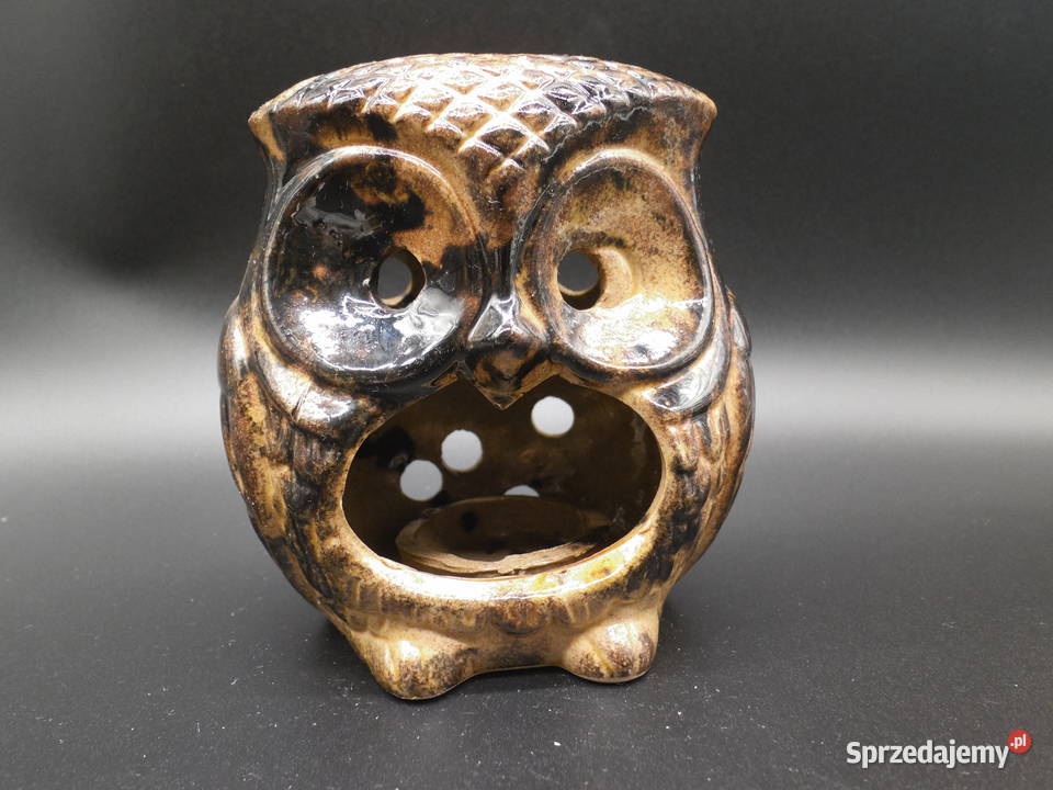 Ceramiczna figurkalampion sowa