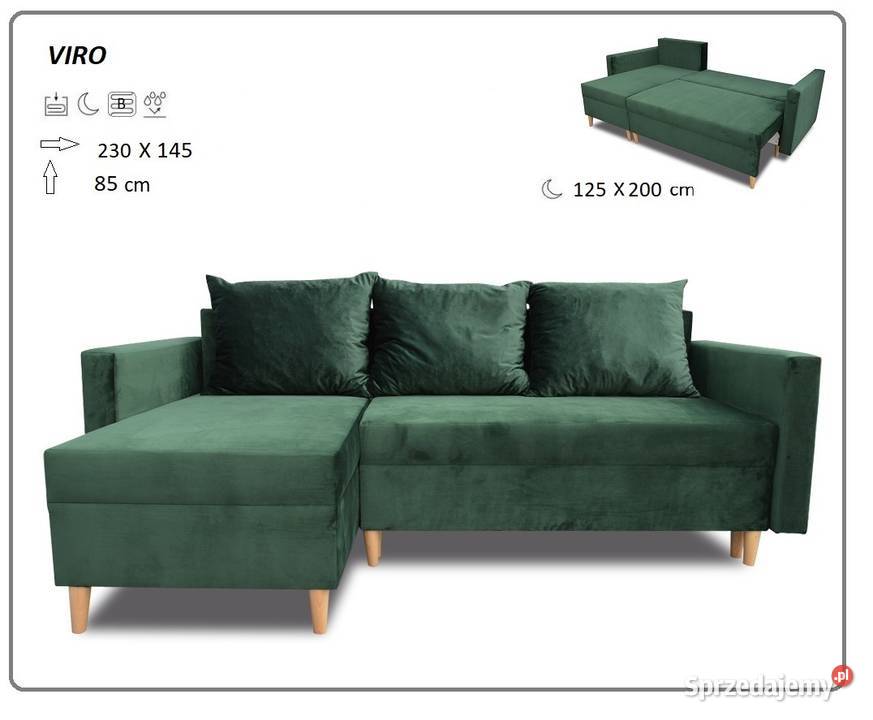 Narożnik Pokojowy SKANDYNAWSKI WIRO Kępno