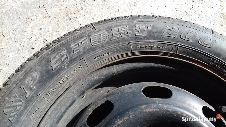 Opona 185 65 r14z felga honda civic rover 400 mazowieckie Węgrów sprzedam