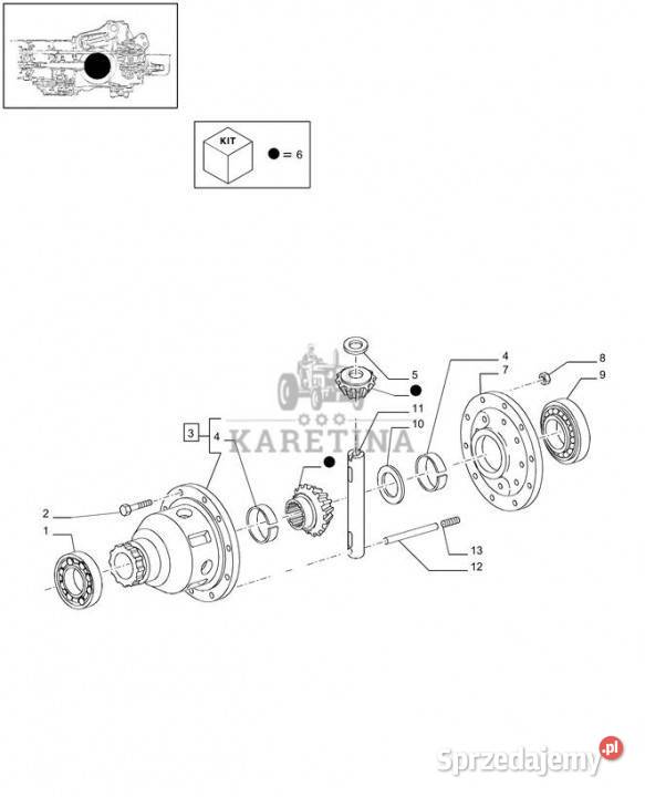 Holland T6010 Obudowa 5191887 wielkopolskie