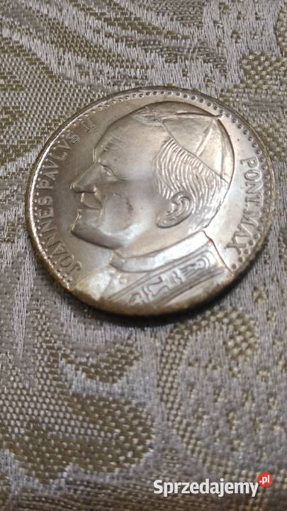 Medal z ojcem świętym Janem Pawłem II Numizmatyka Kraków sprzedam