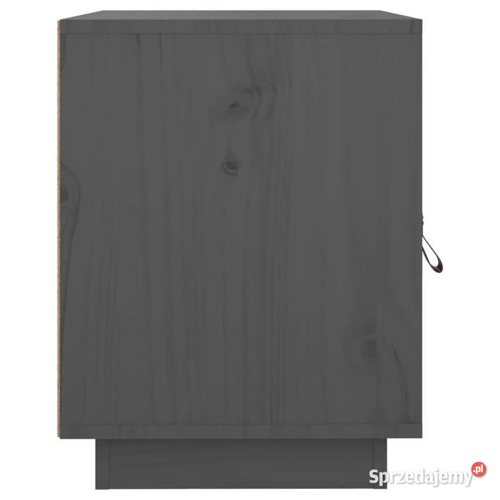 Szafka nocna szara 40x34x45 lite drewno sosnowe mazowieckie Warszawa