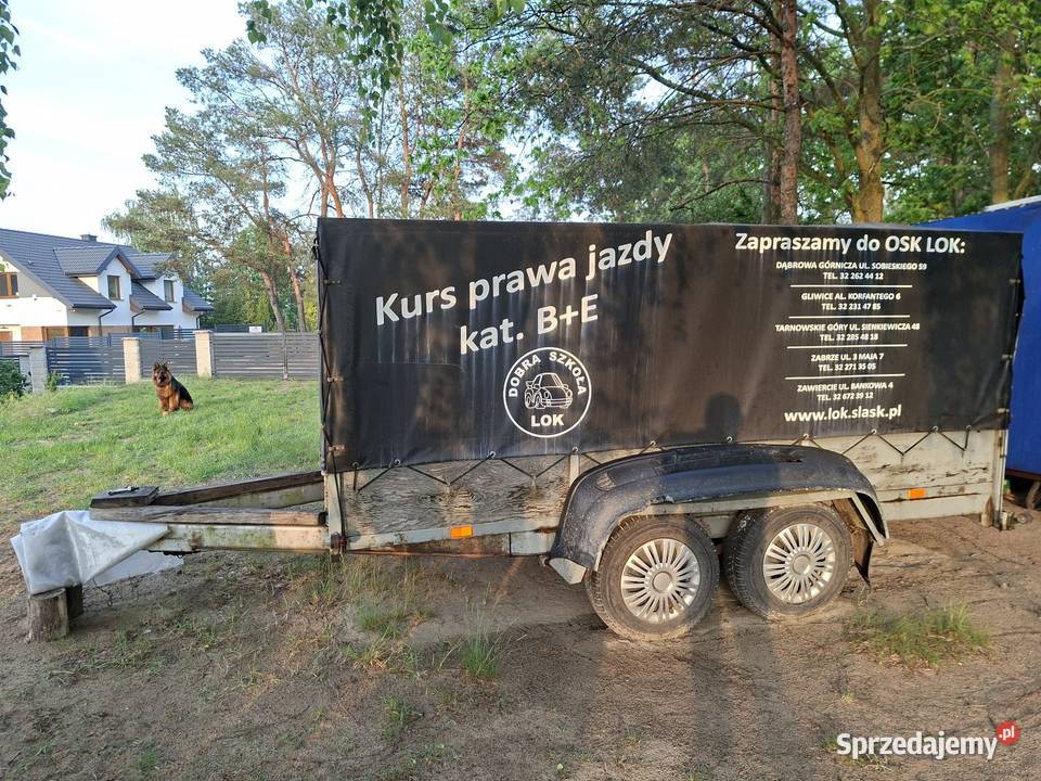 Przyczepa towarowa BE HAMOWANA ponad 1500 DMC