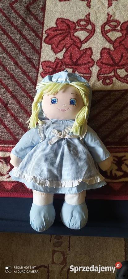 duża lalka szmaciana 60 niebieski Trzydnik Duży-Kolonia