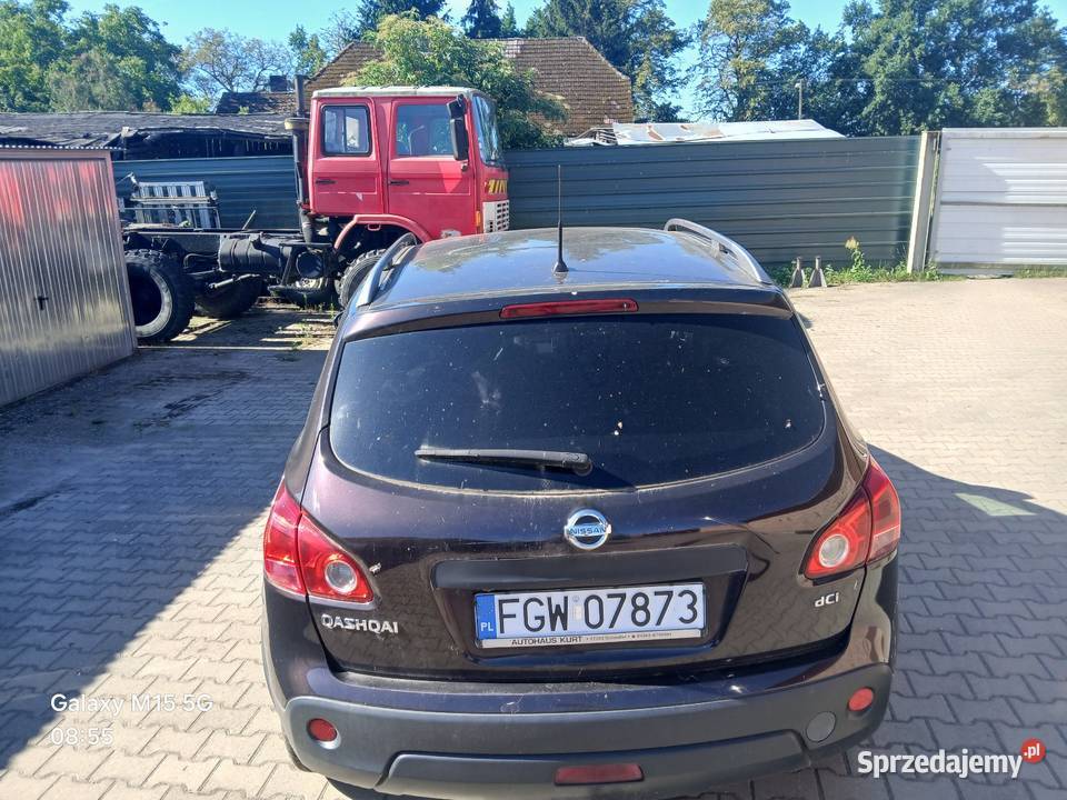 Nissan qashqai 20 dci zarejestrowany uszkodzony lubuskie Lipki Wielkie sprzedam