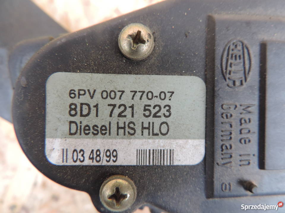 AUDI A4 B5 25TDI POTENCJOMETR GAZU małopolskie Nowy Sącz