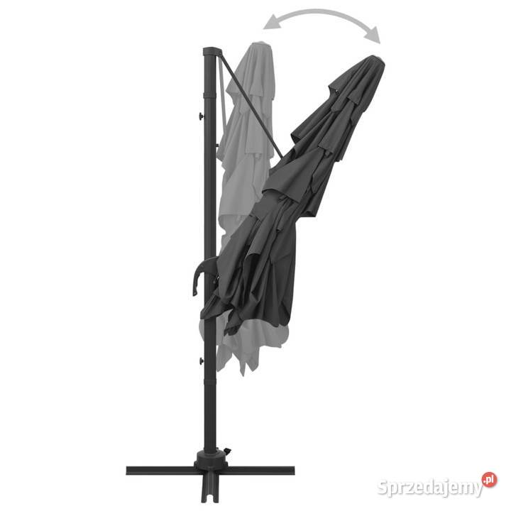 4poziomowy parasol na aluminiowym słupku Warszawa